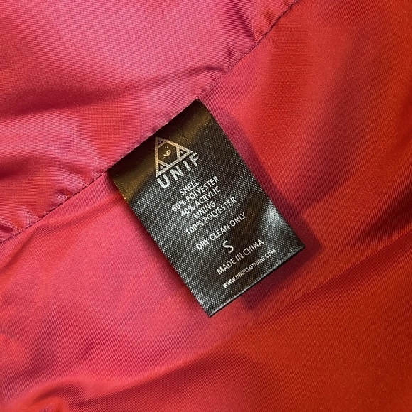 UNIF Faux Fur Jacket SZ S - Picture 7 of 7